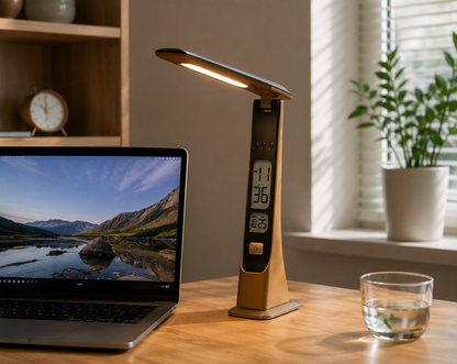 KaKoO GlowTime™ – LED Desk Lamp with Digital Clock